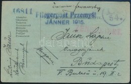 1915 Tábori Levelezőlap / Field Postcard 'Fliegerpost Przemysl JÄNNER 1915' - Other & Unclassified