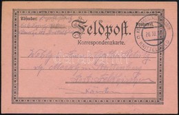 1916 Tábori Posta Levelezőlap / Field Postcard 'KRIEGSGEFANGENENLAGER KNITTELFELD' - Andere & Zonder Classificatie