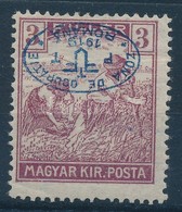 * Debrecen I. 1919 Arató 3f Fordított Felülnyomással (**20.000) / Mi 15 With Inverted Overprint. Signed: Bodor - Other & Unclassified