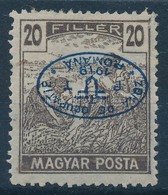 * Debrecen I. 1919 Magyar Posta 20f Fordított Felülnyomással (**30.000) / Mi 68 With Inverted Overprint. Signed: Bodor - Other & Unclassified