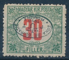 ** Debrecen I. 1919 Portó 30f Fordított Felülnyomással (30.000) / Mi Postage Due 10 With Inverted Overprint. Signed: Bod - Autres & Non Classés