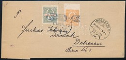 1919 Debrecen Helyi Címszalag Darab / Local Wrapper Piece. Signed: Bodor - Sonstige & Ohne Zuordnung