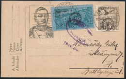 1920 Cenzúrás Helyi Levelezőlap / Censored Local Postcard. Signerd: Bodor - Altri & Non Classificati
