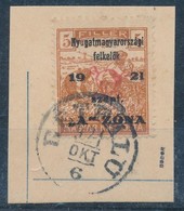 Nyugat-Magyarország II. 1921 Arató 50f Kivágáson / Mi 16 On Cutting 'RÉTFALU' Signed: Bodor - Otros & Sin Clasificación