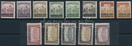 ** * Nyugat-Magyarország III. 1921 Teljes Sor (19.300) / Mi 20-31 Signed: Bodor (2,50K/5f Falcos / Hinged) - Otros & Sin Clasificación