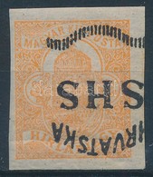 * 1918 Hírlapbélyeg Fordított Felülnyomással / Mi 57 Inverted Overprint. Signed: Bodor - Sonstige & Ohne Zuordnung