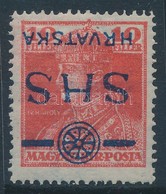 * 1918 Károly 10f Fordított Felülnyomással / Mi 84 Inverted Overprint. Signed: Bodor - Sonstige & Ohne Zuordnung