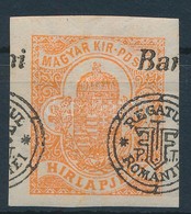 * 1919 Hírlapbélyeg Elcsúszott Felülnyomással / Mi 19 II Shifted Overprint. Signed: Bodor - Altri & Non Classificati