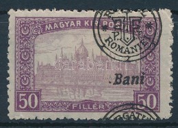 * 1919 Parlament 50f Elcsúszott Felülnyomással / Mi 37 II Shifted Overprint. Signed: Bodor - Andere & Zonder Classificatie