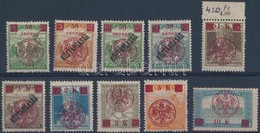 ** 1919 10 értékes Sor, Magánkiadás / Private Issue, 10 Pieces - Autres & Non Classés