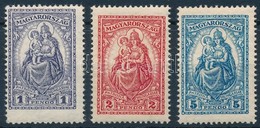 ** 1926 Keskeny Madonna Sor (30.000) / Mi 427-429 - Otros & Sin Clasificación