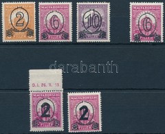 ** 1931 Kisegítő I Sor 15-ös Fogazással + 6/8f 14-es Fogazással + 1932 Kisegítő II 2 Klf Bélyeg (min 41.300) / Mi 471-47 - Autres & Non Classés