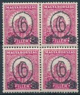 ** 1931 Kisegítő Bélyeg 6/8f Négyestömb, 506B  (60.000)/ Mi 472Ay  Block Of 4, Perf 14 : 14 1/4 - Altri & Non Classificati