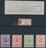 ** 1938 Soproni Tábori Küldöncjárat I. Sor / Rákóczi Military School Sopron Curier Post Set - Autres & Non Classés