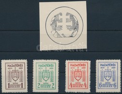 ** 1938 Soproni Tábori Küldöncjárat II. Sor / Rákóczi Military School Sopron Curier Post Set - Sonstige & Ohne Zuordnung