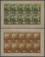 ** 1942 Vöröskereszt I. Teljes ívsor (20.000) / Mi 691-694 Compete Sheets Of 10 - Sonstige & Ohne Zuordnung