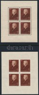 ** 1942 Vöröskereszt II. Teljes ívsor (24.000) / Mi 696-698 A-B Compete Minisheet Set - Sonstige & Ohne Zuordnung