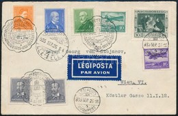 1935 Légi Levél Ausztriába / Airmail Cover To Austria - Otros & Sin Clasificación