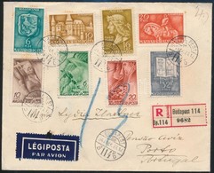 1940 Ajánlott Légi Levél Portugáliába / Registered Airmail Cover To Portugal - Andere & Zonder Classificatie