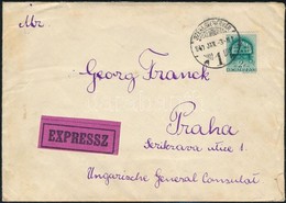 1940 Expressz Cenzúrázott Levél Székesfehérvárról Prágába / Express Censored Cover To Prague - Autres & Non Classés