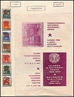 ** Zenta 1944 7 Klf Bélyeg és Emléklap (27.000++) / 7 Different Stamps + Souvenir Sheet. Signed: Bodor - Autres & Non Classés