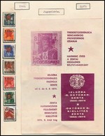 ** Zenta 1944 7 Klf Bélyeg és Emléklap (27.000++) / 7 Different Stamps + Souvenir Sheet. Signed: Bodor - Otros & Sin Clasificación