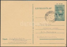 Székelyudvarhely 1945 Díjjegyes Levelezőlap, Használatlan / PS-card, Unused. Signed: Bodor - Autres & Non Classés