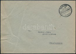 Székelyudvarhely 1945 Levél 2P Készpénzes Bérmentesítéssel / Cover With Cash Franking 'SZÉKELYUDVARHELY' Signed: Bodor - Autres & Non Classés
