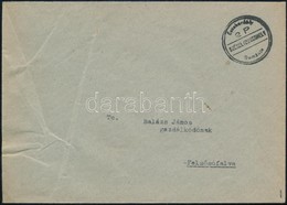 Székelyudvarhely 1945 Levél 2P Készpénzes Bérmentesítéssel / Cover With Cash Franking 'SZÉKELYUDVARHELY' Signed: Bodor - Sonstige & Ohne Zuordnung