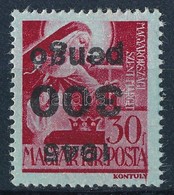 ** 1945 Kisegítő Bélyeg IV. 300P/30f Fordított Felülnyomással / Mi 820 Inverted Overprint - Sonstige & Ohne Zuordnung