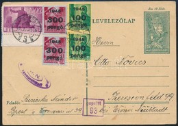 1946 Cenzúrázott Levelezőlap Ausztriába / Censored Postcard To Austria - Autres & Non Classés