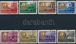 O 1947 Roosevelt Vágott Sor (35.000) / Mi 985-992 Imperforate Set - Autres & Non Classés