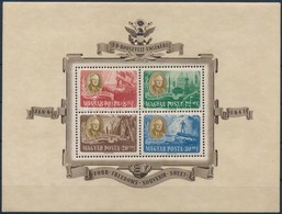 ** 1947 Roosevelt Blokkpár (50.000) / Mi Block 10-11 (apró Szokásos Ráncok / Small Creases) - Other & Unclassified