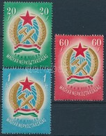 ** 1949 Alkotmány Sor Makkos Vízjellel (22.000) / Mi 1053-1055 Ya - Otros & Sin Clasificación