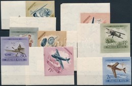 ** 1954 Repülőnap Vágott ívszéli Sor (12.000) / Mi 1376-1383 Imperforate Margin Set - Autres & Non Classés