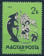 O 1959 Mese 2Ft 'folt A Boszorkányon' Lemezhibával / Mi 1647 With Plate Variety - Otros & Sin Clasificación