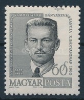 ** 1960 Arcképek Tóth Bucsoki István 60f, A Fej Felett Láncszerű Foltok Tévnyomat (12.000) / Mi 1702 With Plate Variety - Altri & Non Classificati