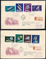 1964 Az űrkutatás Eredményei Vágott Sor 2 FDC-n / Mi 1991-1998 Imperforate Set On 2 FDC's - Autres & Non Classés