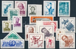 ** 1964 Évfordulók-események Vágott Sor (21.500) / Imperforate Set - Autres & Non Classés