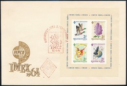 1964 Bélyegnap Vágott Blokk FDC-n / Mi 42 Imperforate Block On FDC - Other & Unclassified