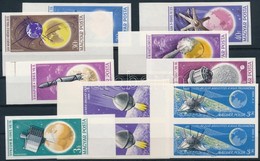 ** 1965-1966 Az űrkutatás Eredményei ívszéli Vágott Sor + Luna Vágott Sor ívszéli Párokban / Mi 2194-2200 + 2 X 2218-221 - Other & Unclassified