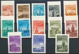 ** 1966 Repülő Vágott Sor Részben ívszéli (20.000) / Mi 2280-2290 + 2315-2316 Imperforate Set - Autres & Non Classés