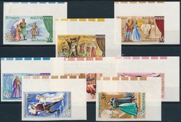 ** 1967 Operák ívsarki Vágott Sor, Nyomdai Jelzésekkel / Mi 2355-2362 Imperforate Corner Set - Autres & Non Classés