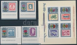 ** 1971 Bélyegnap ívszéli Vágott Sor, Az ívszélen Feliratok + Vágott Blokk (11.400) / Mi 2684-2687 Imperforate Set + Mi  - Andere & Zonder Classificatie