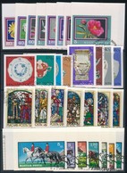 O 1971-1972 4 Klf Vágott Sor / 4 Different Imperforate Sets - Andere & Zonder Classificatie