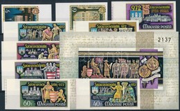 ** 1972 3 Klf Vágott Kiadás (11.000) / 3 Different Imperforate Issues - Other & Unclassified