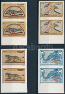 ** 1978 Bélyegnap Vágott Sor ívszéli Párokban (32.000) / Mi 3310-3313 Imperforate Margin Pairs - Autres & Non Classés