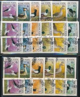 O 1980 5 Db Madarak Vágott Sor (22.500) / 5 X Mi 3451-3456 Imperforate Sets - Sonstige & Ohne Zuordnung