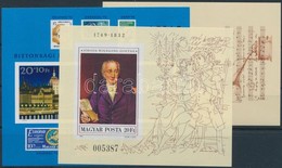 ** 1982 3 Klf Vágott Blokk (17.500) / 3 Different Imperforate Blocks - Autres & Non Classés