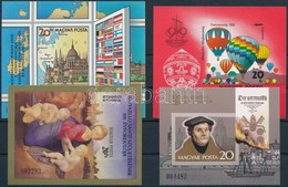 ** 1983 4 Klf Vágott Blokk (19.700) / 4 Different Imperforate Blocks - Andere & Zonder Classificatie